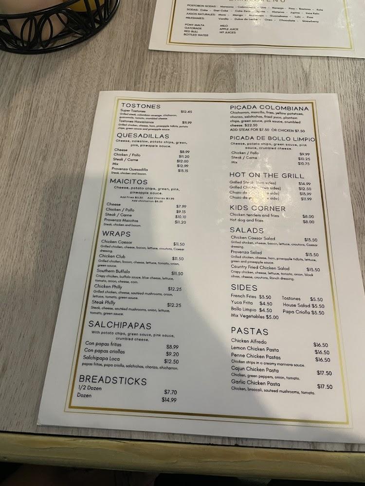 Ambrosia Colombian Artesanal Food Menu image 3